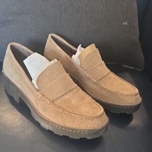 BORN Celeste / Light Brown - Taupe Suede Loafers / No Tags but Unworn